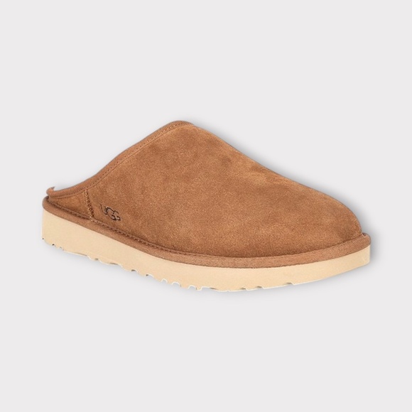 Mens UGG Classic Slip On in Chestnut Suede,1129290